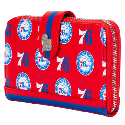 Loungefly NBA: Philidelphia 76ers portafolios a presión