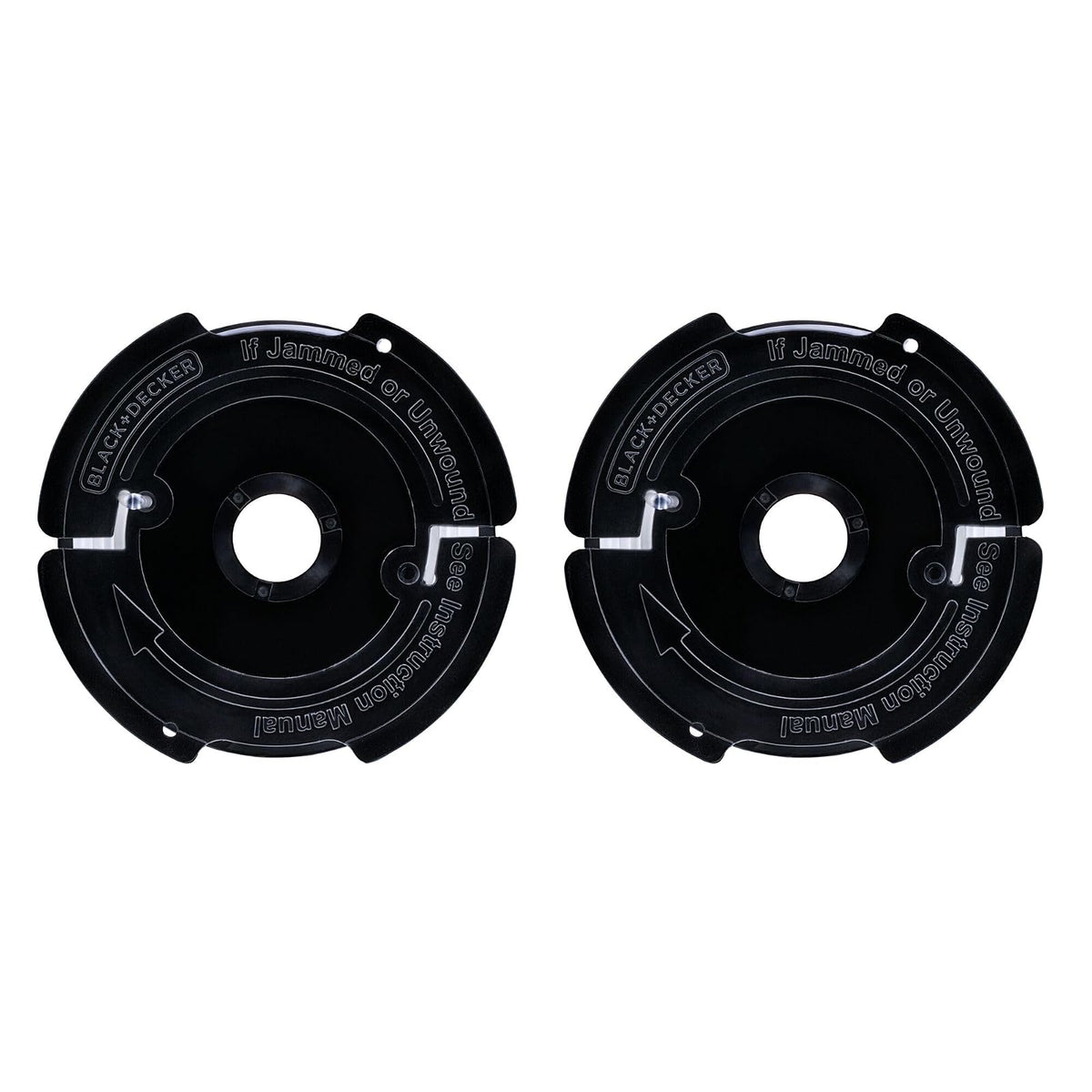 Black+Decker - Carrete de repuesto para cortadora (30 pies, 0.065 pulgadas, paquete de 2 (AF-100-2)