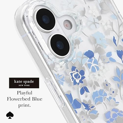 Kate Spade New York - Funda para iPhone 17, diseño de Flores Azules