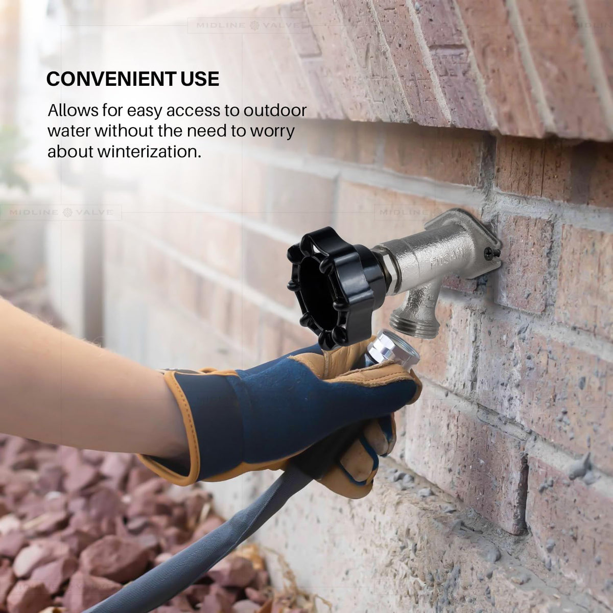 Everflow Supplies 6210p - NL sin plomo 1/5,08 cm PEX x 25,4 cm de largo cromado grifo para manguera no Frost
