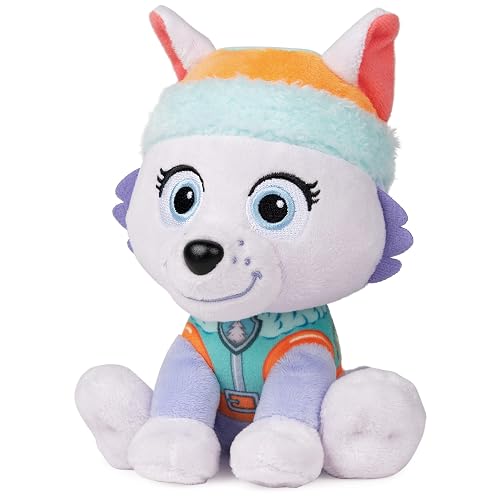GUND Official Paw Patrol Everest en Uniforme de Rescate de Nieve, Juguete de Peluche para niños de 1 año en adelante, 6 Pulgadas (los Estilos Pueden Variar)