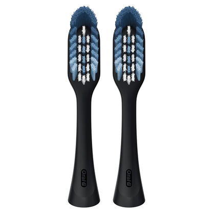 Oral-B Clic - Cabezales de repuesto para cepillo de dientes, color negro, 2 unidades