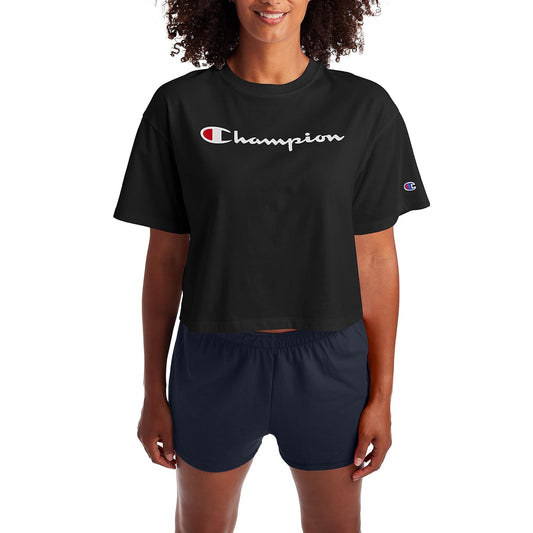 Camiseta The Cropped Graphic Tee, Champion, Mujer
