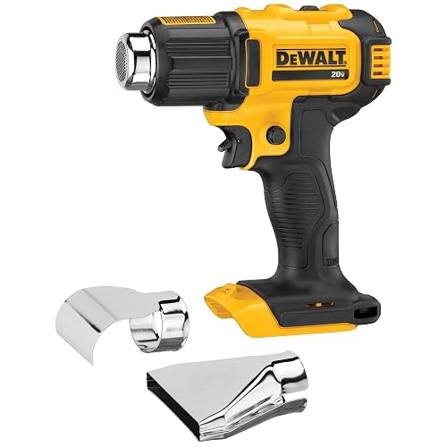 DEWALT Pistola de Calor Inalámbrica 6.89", 2 Modos, 20V, DCE530B | Pistola de Calor de 6.89" (175mm), 2 Modos de Temperatura, 20V