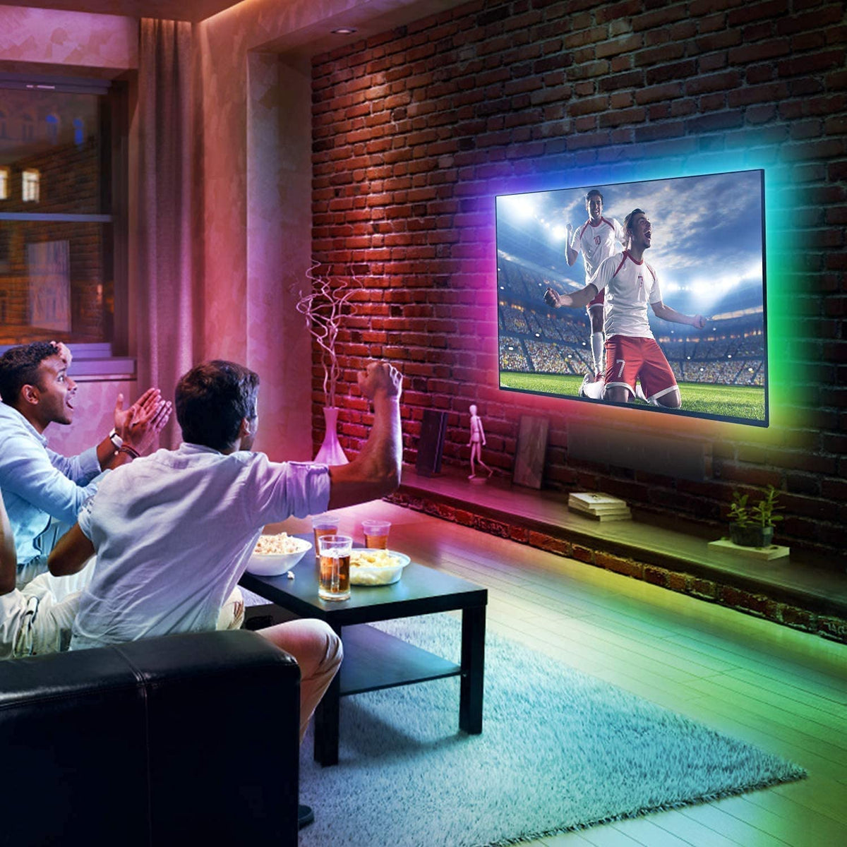 DOSYU Luces Led Inteligente 32.8 FT/10M, 5050 RGBW Tira LED de WiFi, con Google Home, Alexa, Control por APP y Mando a Distancia, para cuarto, TV, Fiesta, Hogar, DY-LLB02