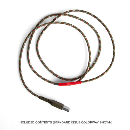 Skullcandy Line+ Cable Lightning trenzado de 20 W USB C a Lightning Cable cargador y cable de sincronización con carga rápida para iPhone/Pro/Max, 6 pies - 90 s Vacation