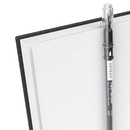 Arteza Cuaderno de Bocetos Espiral | 5.5 x 8.5 pulgadas, paquete de 3, 100 hojas, para dibujar, adultos y adolescentes