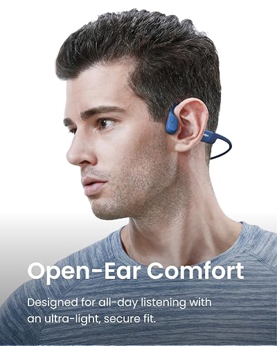 SHOKZ Audífonos de Conducción Ósea Openrun (S803BL) Bluetooth - Azul