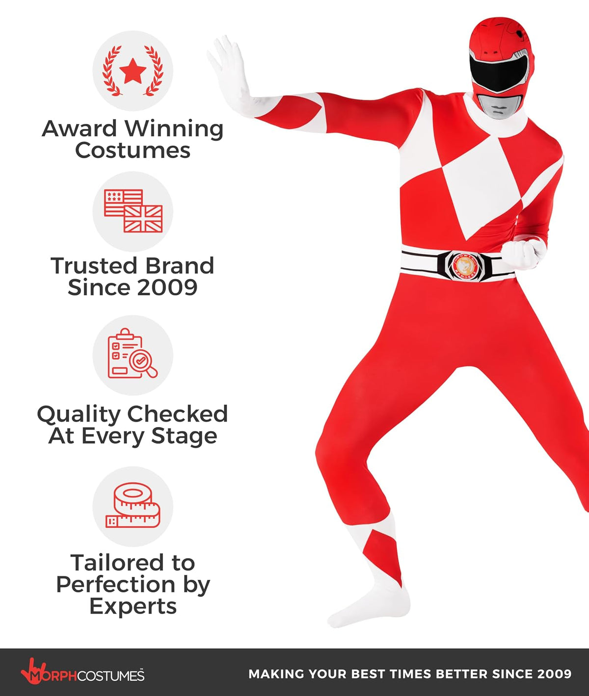 Morphsuits Power Ranger Costume Adult, Power Rangers Costume Adult Men, Power Ranger Costume Adult Woman