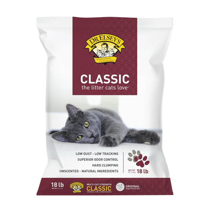 Precious Cat Classic Premium Arena aglomerante para Gatos, Bolsa de 18 Libras
