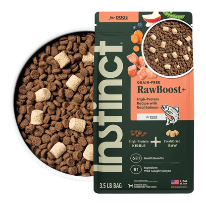 Instinct Raw Boost Alimento para Perro Sin Granos con Carne Cruda - Salmón - 1.59 KG