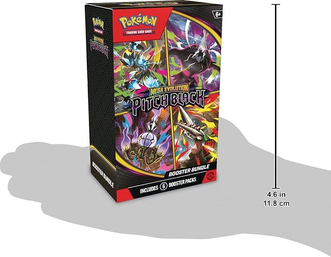 Pok?mon Tcg: Mega Evolution?pitch Black Booster Bundle