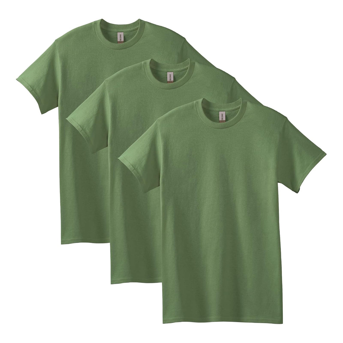 Gildan G5000 Camiseta de Algodón Pesado para Hombre - 3 - Verde fluorescente, NOTA - M