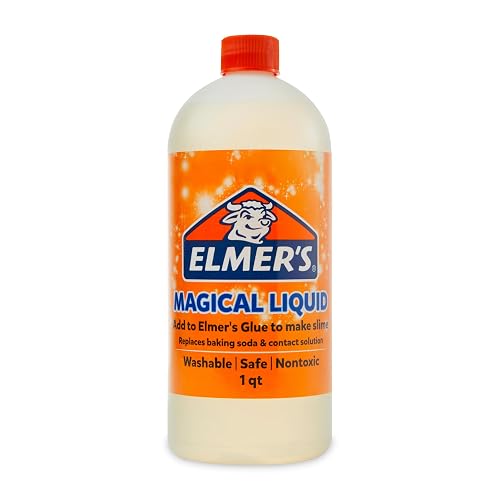 Elmer’s Glue Slime Magical Liquid Activator Solution, 1 Quart, Great for Making Slime