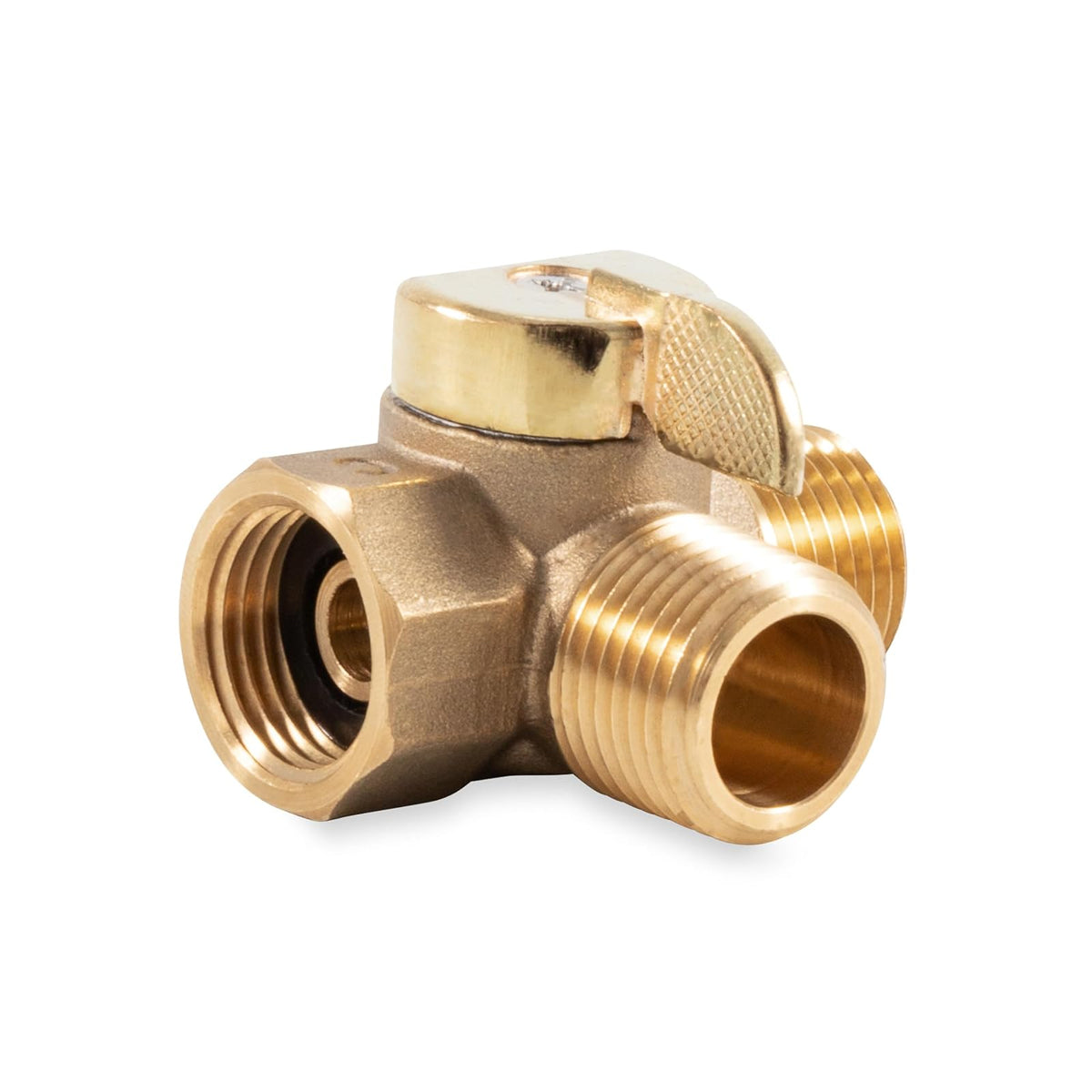 Camco 37463 - Válvula de Repuesto para Calentador de Agua de interización de RV - Construcción de latón Resistente - Proporciona un Flujo fácil y no Restringido e instala fácil (37463)