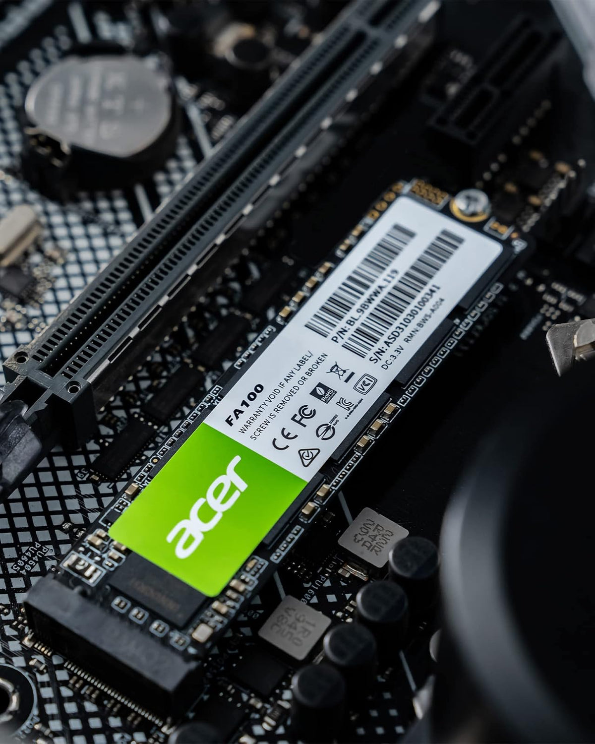 Acer Unidad SSD FA100 1TB M.2 NVME3000MB/S (BL.9BWWA.120)