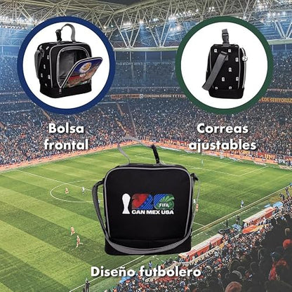 Ruz Lonchera Competition Marks 2026 Infantil Bolsa para Alimentos 3L Compacta Poliéster Resistente Niño Negro