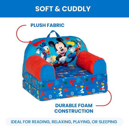 Delta Children Cozee Buddy Flip Mickey Mouse Silla Convertible Espuma