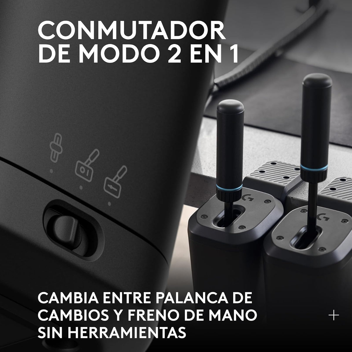 Logitech G RS Shifter and Handbrake Palanca de cambios y freno de mano para volantes series G y PRO - Windows