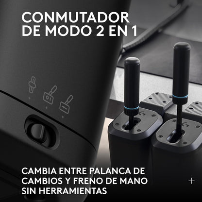 Logitech G RS Shifter and Handbrake Palanca de cambios y freno de mano para volantes series G y PRO - Windows