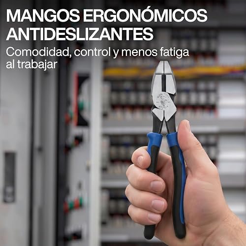 KLEIN TOOLS KTM0005 | Kit De Pinzas | 3 Piezas | Cortes Precisos | Kit de pinzas electricista con fuerza y control; sus pinzas de corte facilitan trabajos pesados y maniobras precisas.