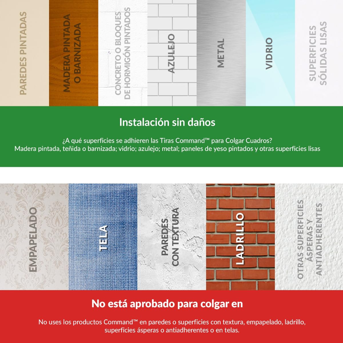 COMMAND 3M Gancho Adhesivo Removible de Plástico Mediano Blanco 8 piezas | Soporta hasta 1.3 kg, Organiza interiores sin dañar superficies, No requiere herramientas, Fácil de instalar, Fijación segura