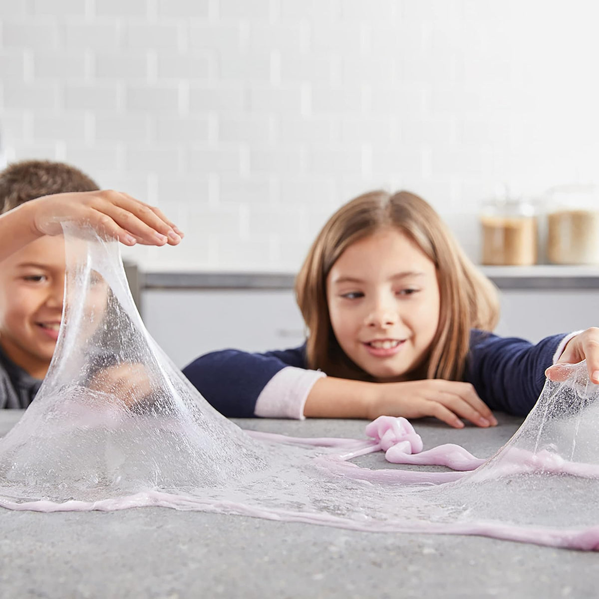 Elmer's Liquid School Glue, Premium Clear, Washable, 1 Gallon, 1 Count - Great For Making Slime