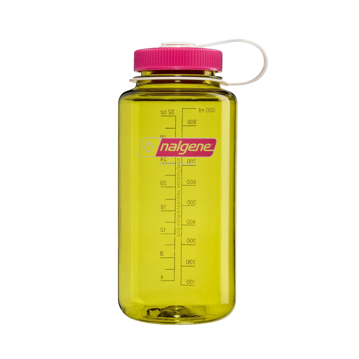 Nalgene Botella de Agua Tritan 32 oz Boca Ancha - Endive con púrpura fucsia