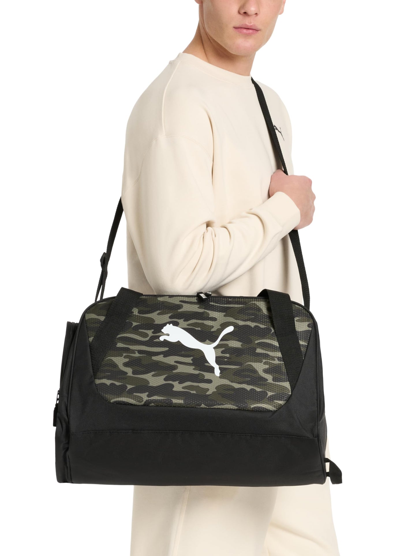 PUMA Evercat Form Factor Bolsa de lona, Camo Verde, Uno-Talla