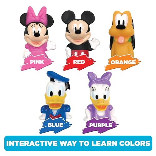 Disney Mickey Mouse & Friends - Marionetas de Dedo para Fiestas, educativas, Juguetes de baño