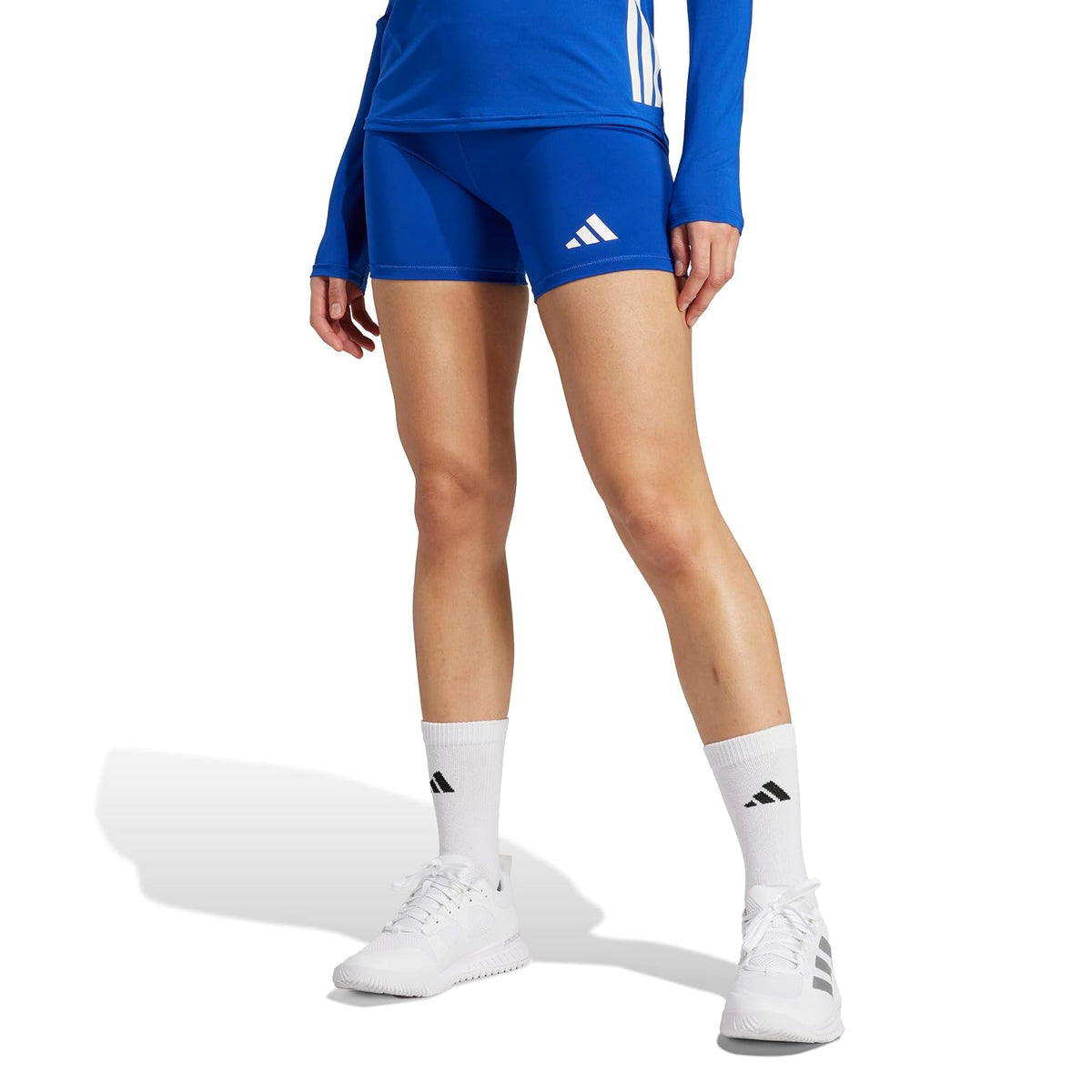 adidas Techfit Pantalones Cortos de Voleibol Mujer - G - 5" entrepierna - Team Royal Azul