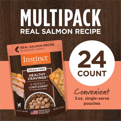 Instinct Healthy Cravings para Perro, Receta de Salmón 24pz