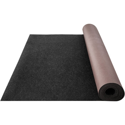 VEVOR - Alfombra marina, alfombra de barco de 6 x 23 pies, alfombra de barco de grado marino, color negro carbón, alfombra marina para interiores y exteriores con respaldo TPR a prueba de agua, rollo