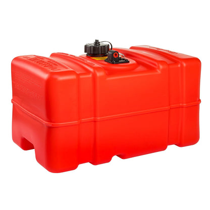 Scepter 08668 Depósito de Combustible Marino Rectangular de 12 galones para Barcos de Motor fueraborda, 23 x 14 x 14 Pulgadas, Rojo - 23 x 14 x 14 Inches - 12 galones