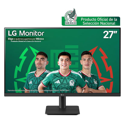 LG Monitor 27MS500-B IPS Full HD (1920 x 1080) 27" Refresh Rate 100 Hz, Tiempo de Respuesta de 5 ms (GtG), Contrast Ratio 1000:01:00, Protección Ocular
