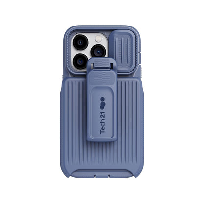 Tech21 iPhone 14 Pro EVO MAX Compatible con MagSafe® - Funda de teléfono Duradera, Resistente y Absorbente de Golpes con Funda y protección FlexShock de 20 pies