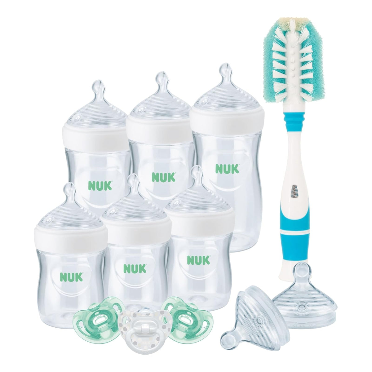 NUK Simply Natural Set de Regalo Biberones con SafeTemp - 1 Count (Pack of 1) - Timeless