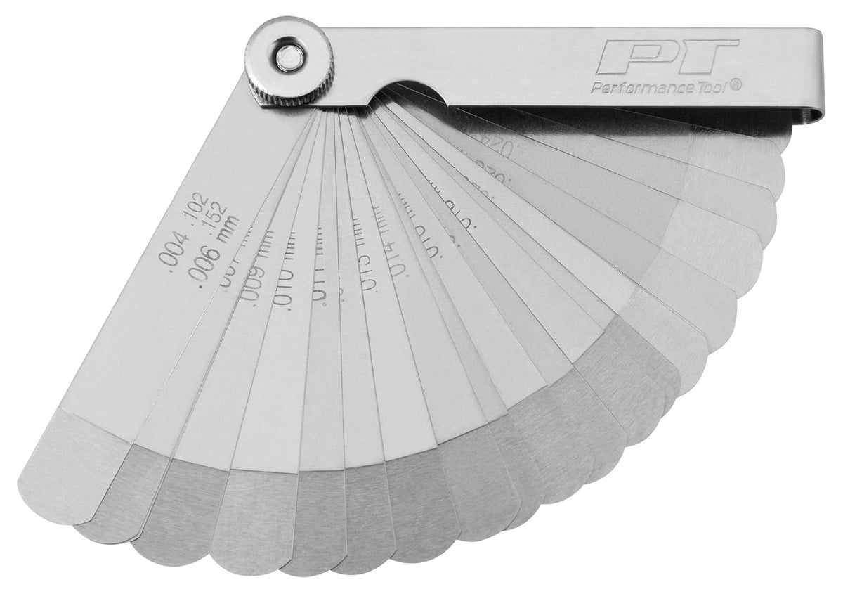 Performance Tool W80524 Juego de 22 Piezas con Tamaños Decimales y Métricos Cuchillas de Tierra de Dos Pasos