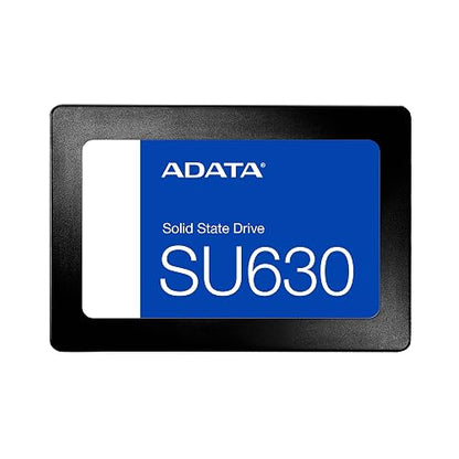 ADATA Unidad de Estado Sólido SSD SU630 480 GB 3D NAND , SATA III,QLC,2.5",520 MB/s de lectura y 450 MB/s de escritura