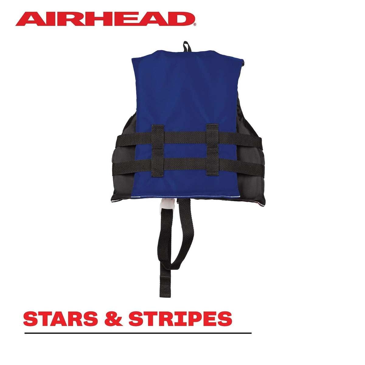 SportsStuff - Chaleco Salvavidas con diseño de Estrellas y Rayas, Rojo/Blanco/Azul, Children's General