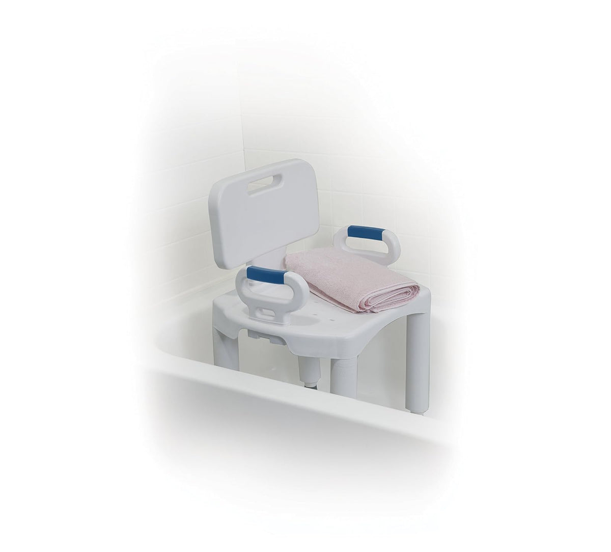 Drive Medical MX Silla Ducha De Lujo Altura Ajustable Drive, color, 1 count, pack of/paquete de
