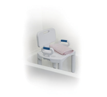 Drive Medical MX Silla Ducha De Lujo Altura Ajustable Drive, color, 1 count, pack of/paquete de
