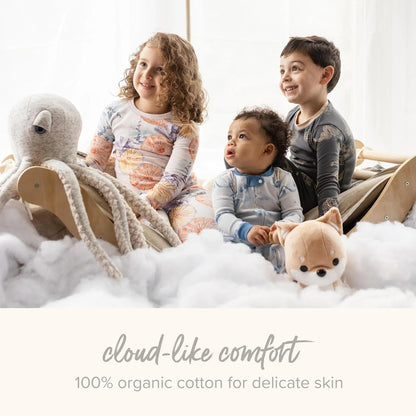 Burt's Bees Baby Sleeper Pajamas, 100% Organic Cotton, One-piece Pjs, Diagonal Zip Up Jumpsuit, Snug Fit Footie Durmientes para bebés y niños pequeños bebés niñas
