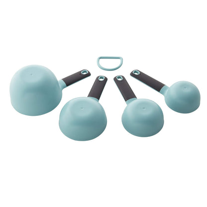 KitchenAid - Juego de 4 tazas medidoras, Aqua Sky