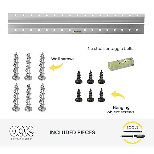 OOK 55316 Sistema para Colgar Cuadros - 1 x 12 aditamentos