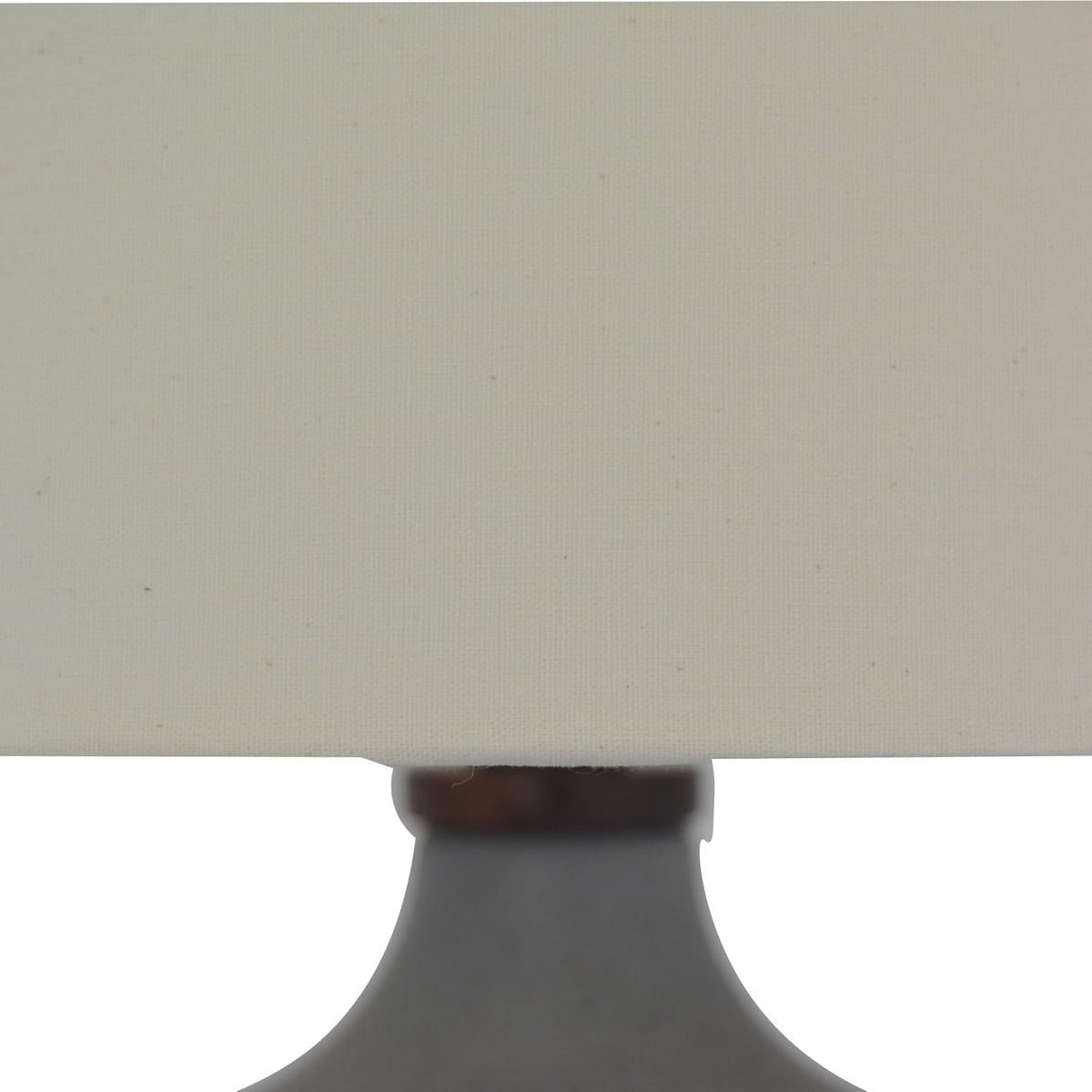 Luzerna CM-0114 Lámpara De Buro Dama Juana, Color Gris Ceniza, 1 Unidad