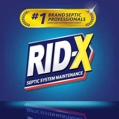 RID-X Septic Tank System Treatment, 3 Month Supply Dual Action Septi-Pacs, 3.2 Ounce