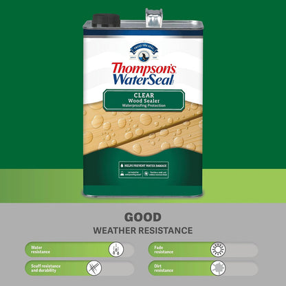Thompson's WaterSeal Protector para madera Transparente, 3.78l