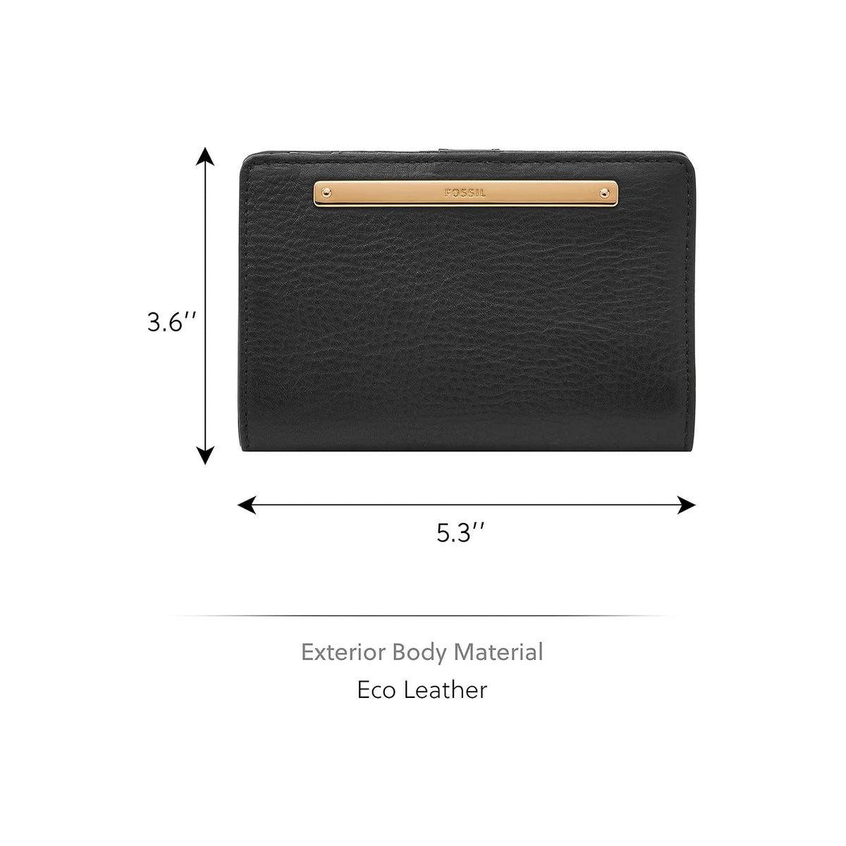 Fossil Liza - portafolios plegable de piel para mujer