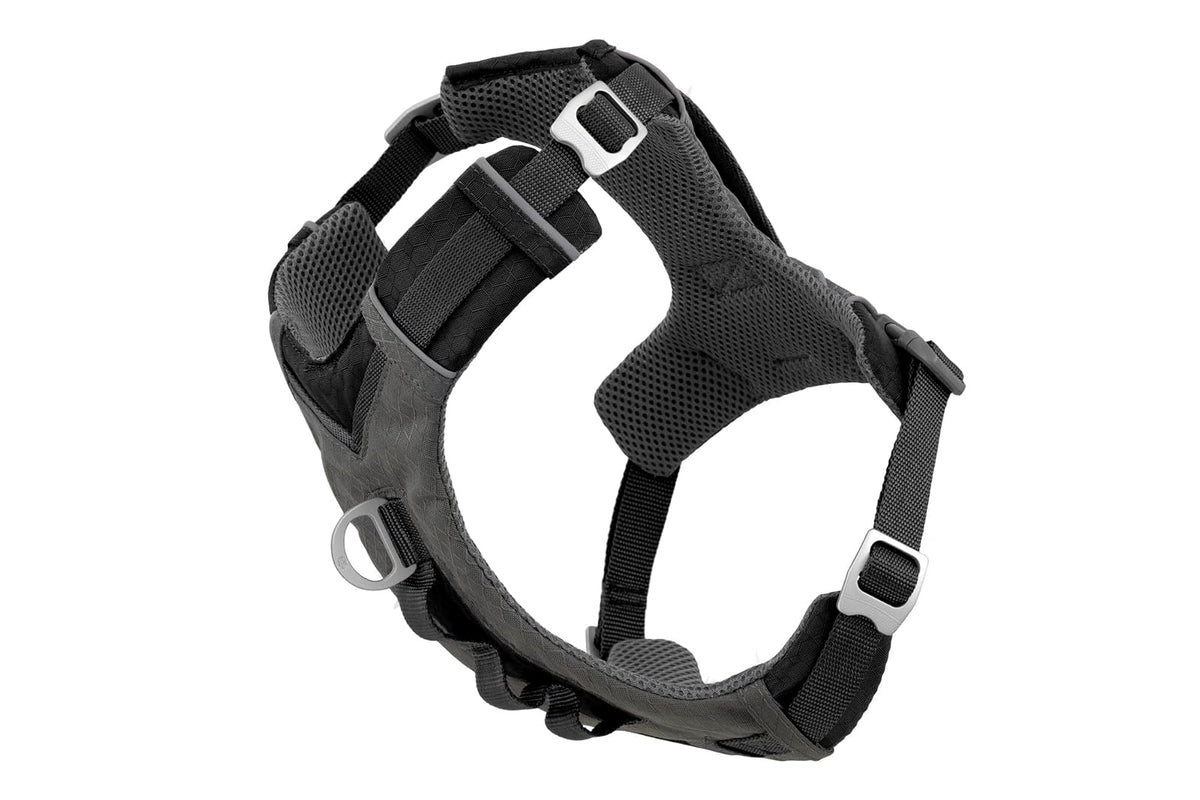Kurgo Arnés Journey Air para Perro, Reflectante - Mediano - Negro - Gris
